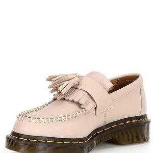 Dr Martens pink suede tassel loafers brand new.